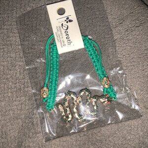 Friendship Bracelet from Dorothy TM, designer in the USA, panthers snake motif